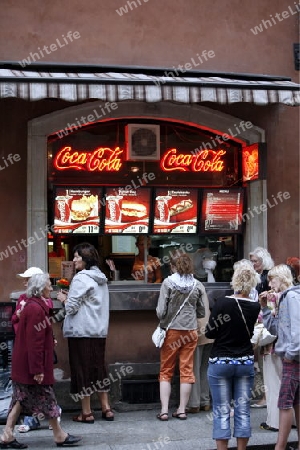 The Old Town in the City of Warsaw in Poland, East Europe.