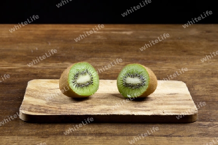 geschnittene Kiwi