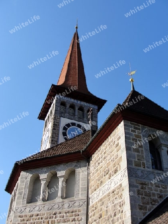 Kirchturm von Goldau