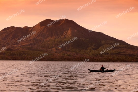 Asien, Suedost, Indonesien, Bali, Insel, Zentral Bali, Lake Batur, See, Vulkan,Landschaft,   (Urs Flueeler) 