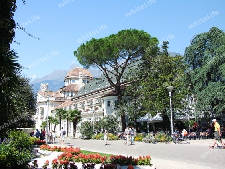 Kurpromenade in Meran