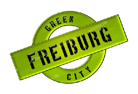 GREEN CITY FREIBURG - Zeichen, Symbol, Banner fuer Prospekte, Flyer, Internet, ...