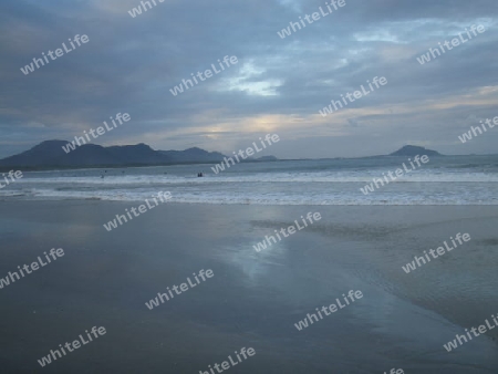 Strand bei D?mmerung