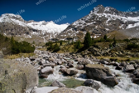 Gletscherbach im hinteren Zemmgrund, Zillertaler Alpen, ?sterreich