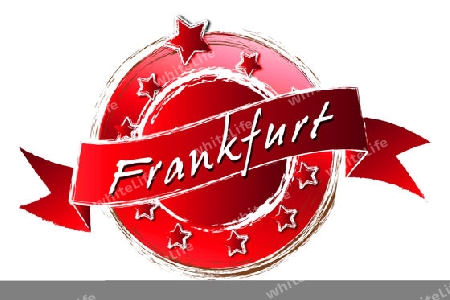 FRANKFURT - Banner, Logo, Symbol im Royal Grunge Style fuer Praesentationen, Flyer, Prospekte, Internet,...