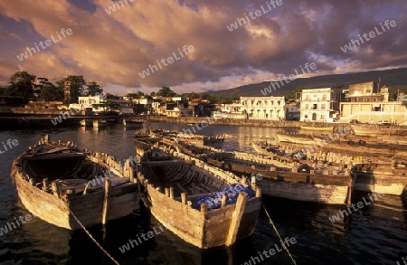 the Harbour in the city of Moroni in the Island of  Comoros in the Indian Ocean in Africa   