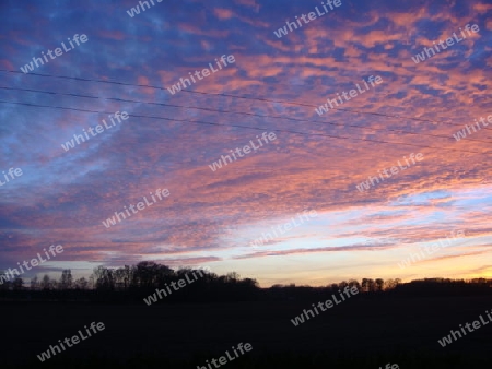 Himmlischer Sonnenuntergang