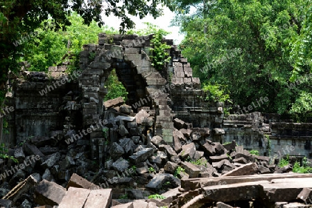 The Tempel Ruin of  Beng Mealea 32 Km north of in the Temple City of Angkor near the City of Siem Riep in the west of Cambodia.