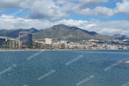 Blick auf Fuengirola, Andalusien, Costa del Sol