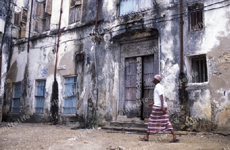 Die Altstadt von Stone Town  oder Zanzibar Town der Hauptstadt der Insel Sansibar im Indischen Ozean in Tansania in Ostafrika..