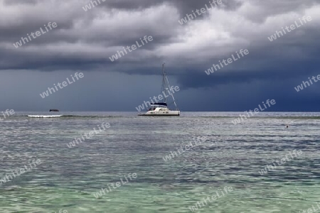 Beautiful impressions of the tropical landscape paradise on the Seychelles islands