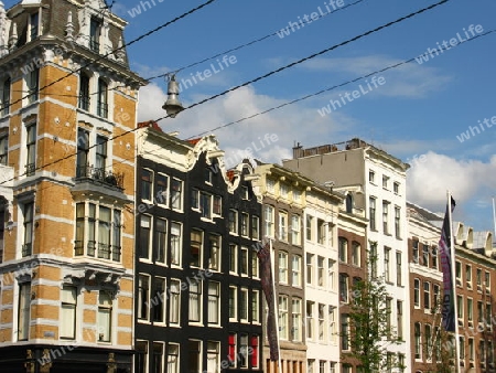 Amsterdam, Haeuserreihe am Herengracht