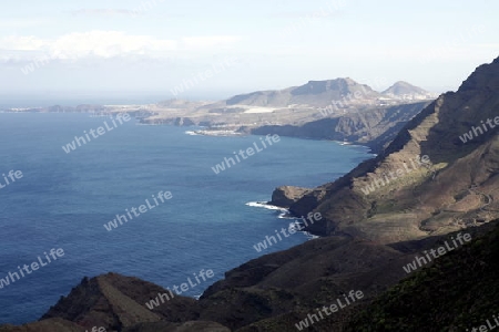 The westcoast on the Canary Island of Spain in the Atlantic ocean.