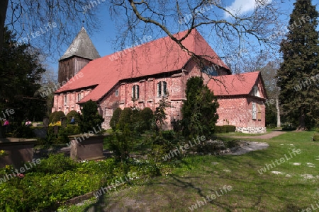 Seemanskirche in Prerow auf dem Darss, Nationalpark Vorpommersche Boddenlandschaft, Deutschland