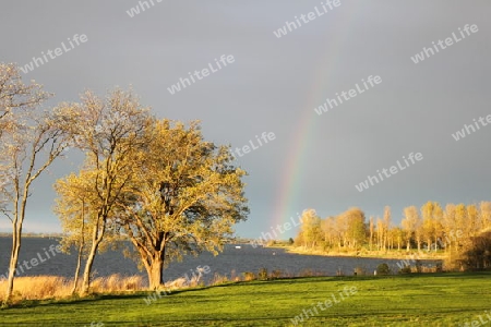 Regenbogen, Wasser, Natur