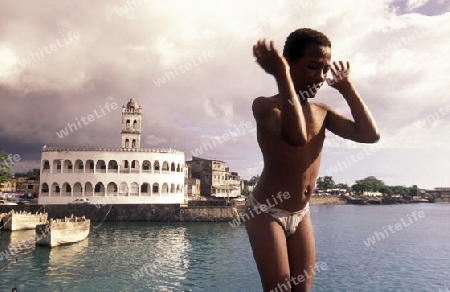 the mosque in the city of Moroni in the Island of  Comoros in the Indian Ocean in Africa   