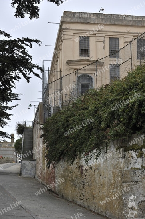 Zellenblock, Aussenansicht, Alcatraz Island, Kalifornien, USA