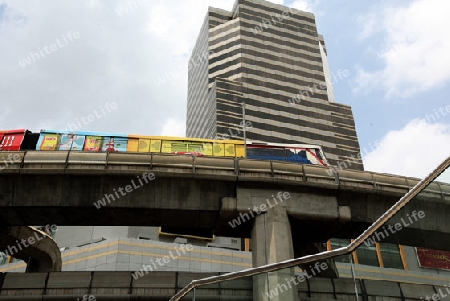 Die Innenstadt rund um den Siam Square Stadtteil im Zentrum der Hauptstadt Bangkok in Thailand. 