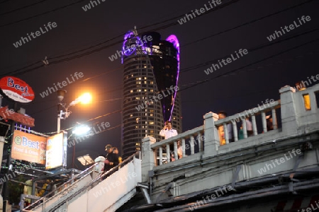 Die Innenstadt rund um den Siam Square Stadtteil im Zentrum der Hauptstadt Bangkok in Thailand. 