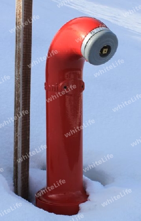 Hydrant im Schnee