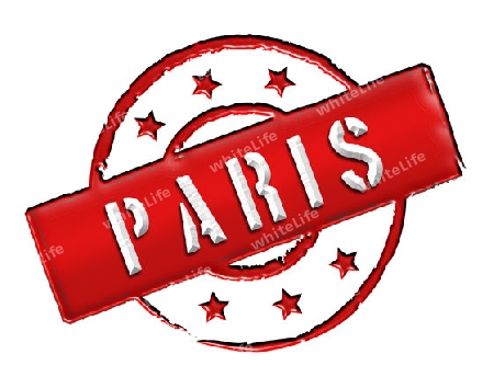 Sign and stamp for your presentation, for websites and many more named PARIS