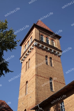 kirchturm im sonnenschein