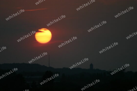 Sonnenuntergang in Potsdam