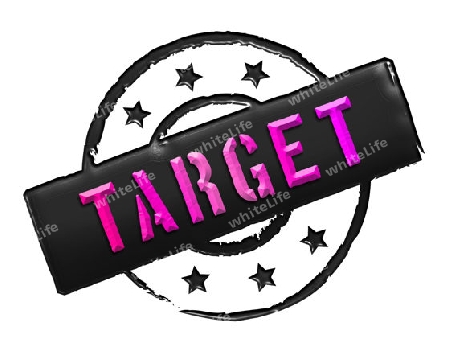 Sign, symbol, stamp or icon for your presentation, for websites and many more named TARGET