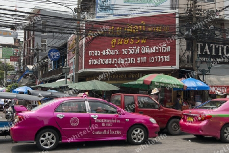 The Khao San Road in Banglaphu in the city of Bangkok in Thailand in Southeastasia.