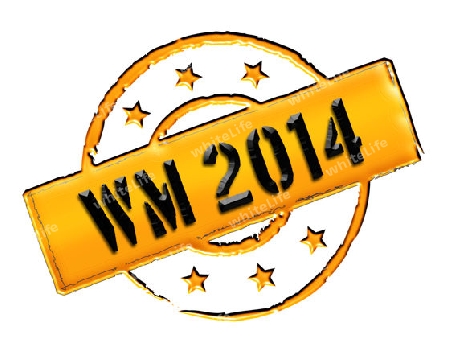 Sign, symbol, stamp or icon for your presentation, for websites and many more named WM 2014