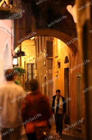 the Fishingvillage of Orta on the Lake Orta in the Lombardia  in north Italy. 