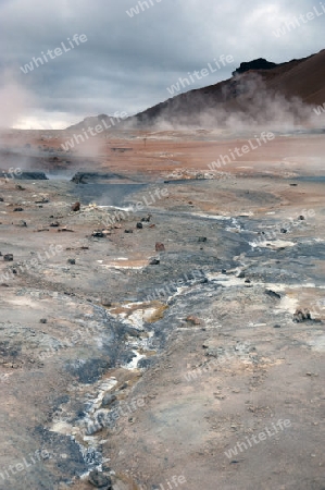 Der Norden Islands, Hochtemperaturfeld Namaskard am Myvatn-See