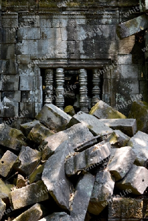 The Tempel Ruin of  Beng Mealea 32 Km north of in the Temple City of Angkor near the City of Siem Riep in the west of Cambodia.