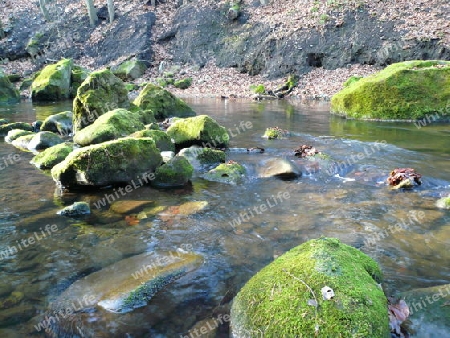 Stein, Wasser