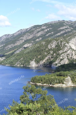 Blick auf den Lysefjord