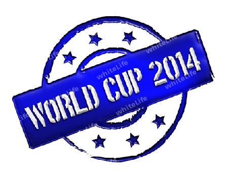 Sign, symbol, stamp or icon for your presentation, for websites and many more named World Cup 2014