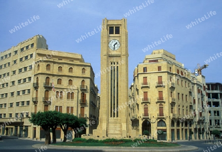 the old town of the city of Beirut in Lebanon in the middle east. 