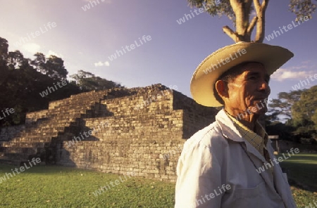 The Ruins of Copan in Honduras in Central America,