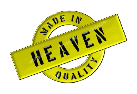 Made in Heaven - Quality seal for your website, web, presentation