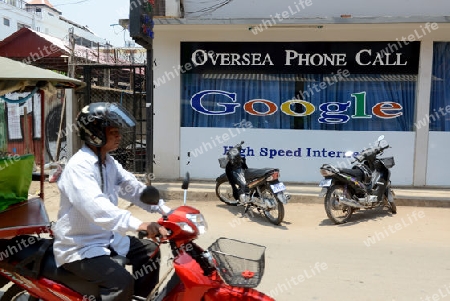 A Google Shop in the City centre of Siem Riep neat the Ankro Wat Temples in the west of Cambodia.