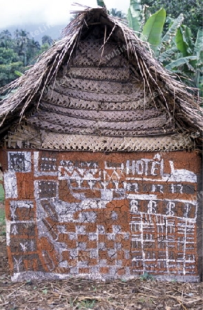 a Hotel in the city of Moutsamudu on the Island of Anjouan on the Comoros Ilands in the Indian Ocean in Africa.   