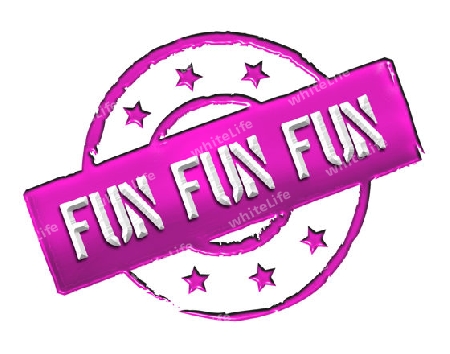 Sign, symbol, stamp or icon for your presentation, for websites and many more named FUN FUN FUN