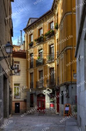 Gasse in Madrid