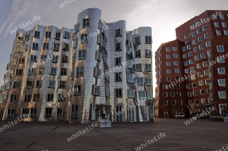 Medienhafen D?sseldorf - Der neue Zollhof 2 und 3