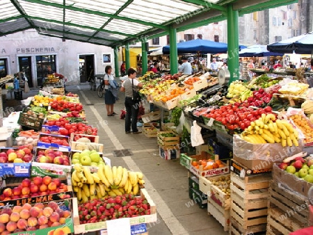 Markt in Istrien