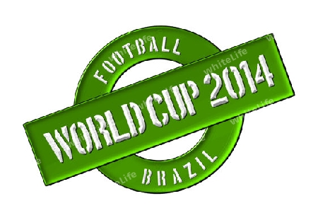 Illustration of the World Cup 2014 in Brazil as Banner for your presentation, website, inviting...