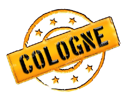 COLOGNE - Zeichen / Symbol im Retro Stil fuer Praesentationen, Prospekte, Internet, ...