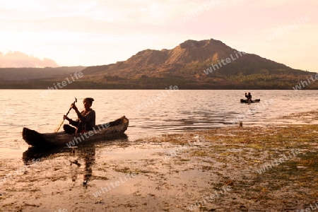 Asien, Suedost, Indonesien, Bali, Insel, Zentral Bali, Lake Batur, See, Vulkan,Landschaft,   (Urs Flueeler) 