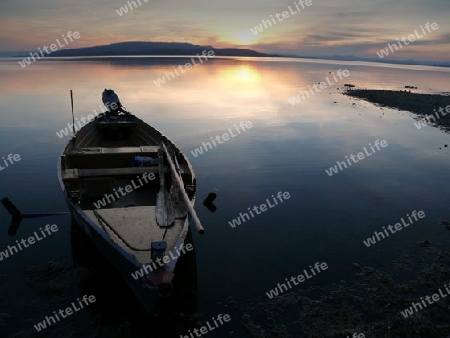 Boot am Ufer der Reichenau