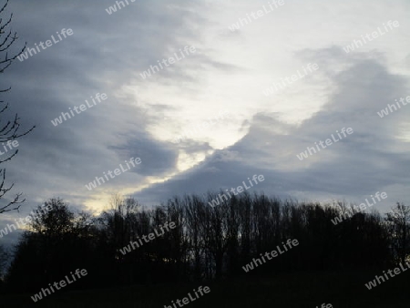 Wolkenberge am  Morgen